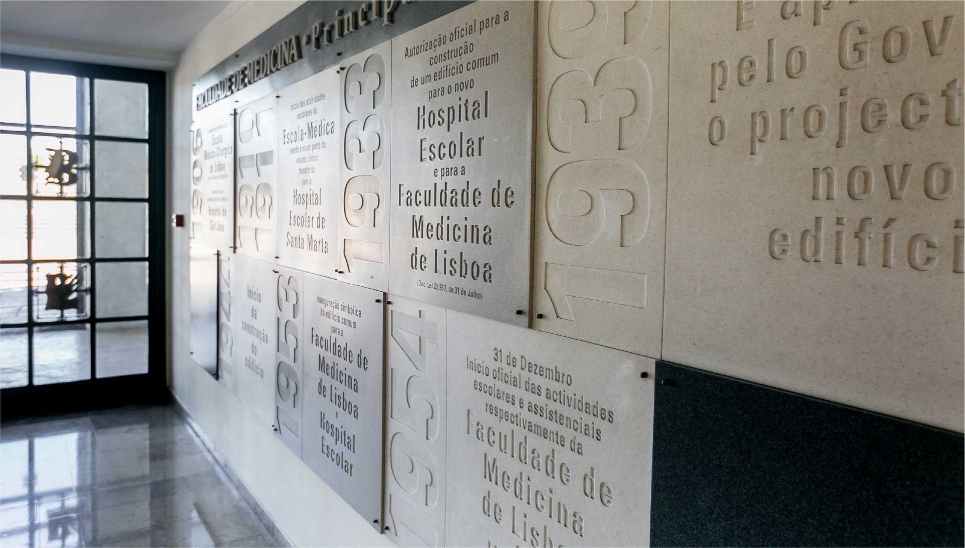 Salas de aula, laboratórios, auditórios